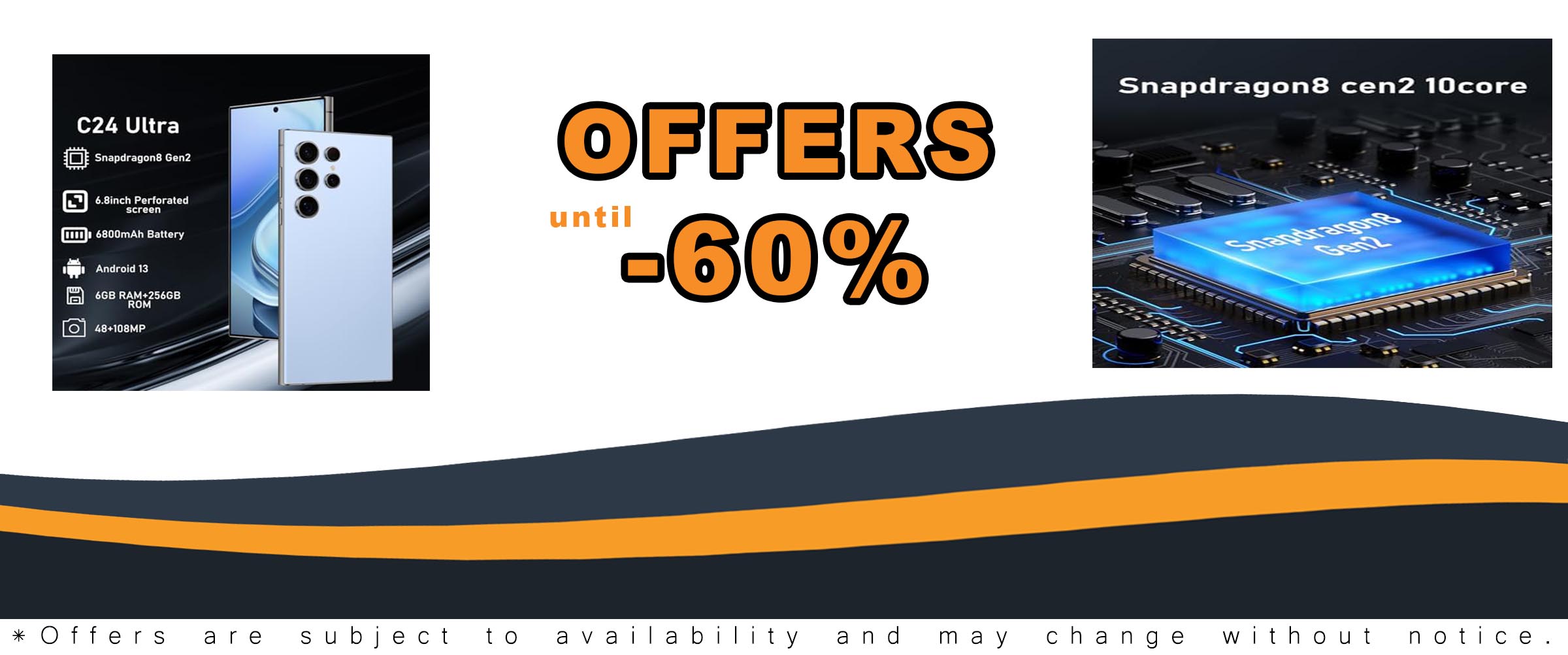 Ultra 5G Unlocked Cell 6+256GB Smartphone in blue color with a large screen and 5G connectivity