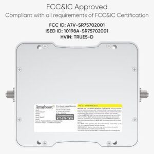 Amazboost Cell Phone Booster with LCD Display for Better Signal Coverage