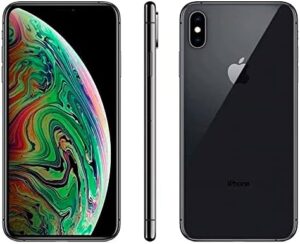Apple iPhone XS 256GB, Space Gray - Unlocked, Renewed, front view