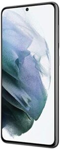 Samsung Galaxy S21 5G in Phantom Gray, 256GB, Unlocked (Renewed) - Front and back view