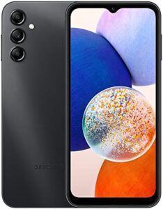 Samsung Galaxy A14 5G with 6.6-Inch Infinity-V Display and Android 13, showing sleek design and modern features