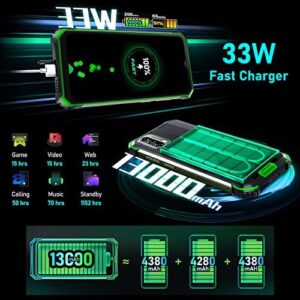 Blackview BV7100 Rugged Smartphone with large battery, fast charge, and waterproof design