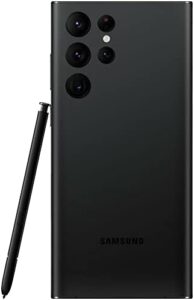 Samsung Galaxy S22 Ultra 5G with 6.8'' AMOLED Display and 108MP Camera, Phantom Black