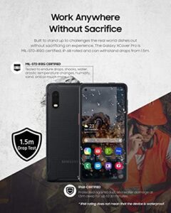 Samsung Galaxy XCover Pro, rugged, IP68, durable smartphone, black