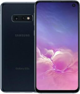 Samsung Galaxy S10e 128GB 5.8" Prism Black Unlocked (Renewed) with vibrant AMOLED display and fast performance