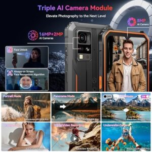 Blackview BV4800 Pro Rugged Phone with a large screen and durable design