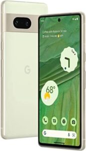 Google Pixel 7 5G 128GB 8GB RAM – Lemongrass color, front view  