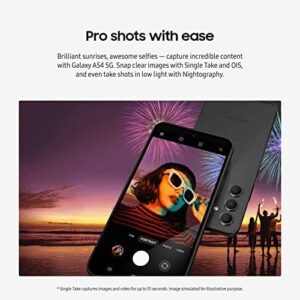Samsung Galaxy A54 5G A Series Cell Phone with 6.4” Fluid Display and Pro-Grade Camera