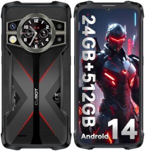 CUBOT King Kong 9 Rugged Phone with 100MP Camera, 24GB RAM, and IP68 Waterproof Design