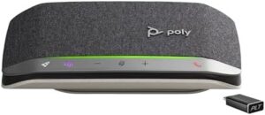 Poly Sync 20+ Bluetooth Speakerphone - Portable, Clear Audio for Work and Calls