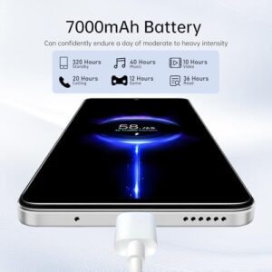 I16 PROMAX 5G Cell Phone with 6.99-inch display, 108MP camera, and long-lasting 7000 mAh battery.