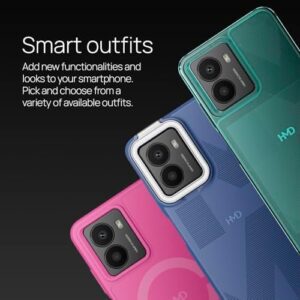 HMD Fusion smartphone showing the 6.56" display and dual SIM functionality
