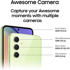 SAMSUNG Galaxy A54 5G - 6.4" AMOLED, 50MP Camera, 5G, Renewed