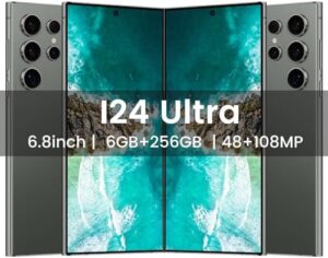 MMY I24 Ultra 5G Unlocked Smartphone with 6.8-inch Display and Dual Camera (Green)