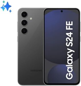 Samsung Galaxy S24 FE 5G Dual SIM with 6.7-inch AMOLED display, 120Hz refresh rate, and fast wireless charging bundle