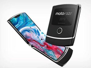 Motorola Razr 2019 XT2000-1 128GB Verizon - Noir Black (Renewed) smartphone in hand