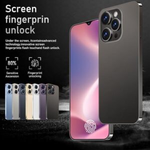Unlocked Cell Phones A14 Pro Max Android 13 Smartphone with Large 6.8" Display and Dual SIM