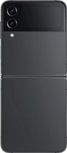 SAMSUNG Galaxy Z Flip 4 5G in Graphite, showcasing its foldable design and sleek look