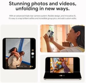 Google Pixel 9 Pro Fold - Front and Rear View - Foldable Smartphone with Advanced Camera