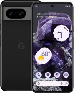 Google Pixel 8 - Obsidian - 128GB (Carrier Unlocked) - Renewed smartphone with stunning camera and powerful performance