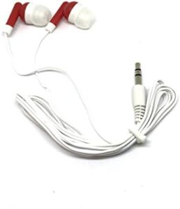 TFD Supplies Bulk Earbuds Headphones 500 Pack for iPhone, Android, MP3 Player - Mixed Colors
