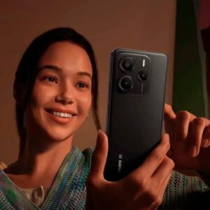 Xiaomi Redmi Note 14 4G LTE in Midnight Black with 6.67" 120Hz display and 108MP AI camera 