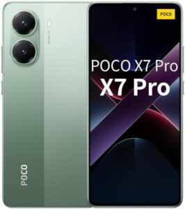 Xiaomi Poco X7 PRO 5G Green model with 50MP camera and 6.67-inch display