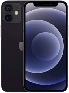 Apple iPhone 12 Mini, 64GB, Black - Unlocked (Renewed Premium) front view