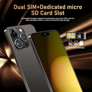 I15 Pro MAX Unlocked Phone with 6800mAh Battery and 6.82" HD Screen