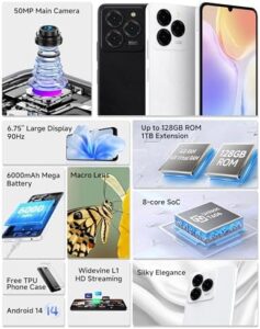 Ulefone Note 20 Pro Android 14 Smartphone with 50MP Camera and 6000mAh Battery