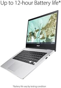 ASUS Chromebook CX1 14" FHD Transparent Silver with Intel Celeron N4500 Processor