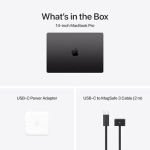 Apple 2024 MacBook Pro Laptop with M4 Pro chip and 14.2-inch Liquid Retina XDR Display in Space Black