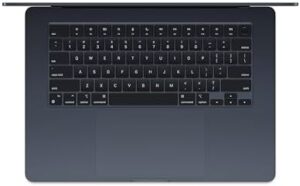 Apple 2024 MacBook Air 15-inch Laptop with M3 Chip in Midnight color