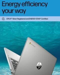 HP Chromebook 14 Laptop, Intel Celeron N4120, 14" HD Display, Chrome OS