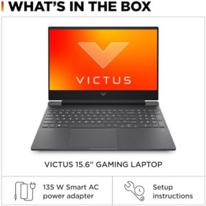 HP Victus 15.6 inch Laptop with Intel Core i5, NVIDIA RTX 2050 GPU, and FHD 144Hz Display  