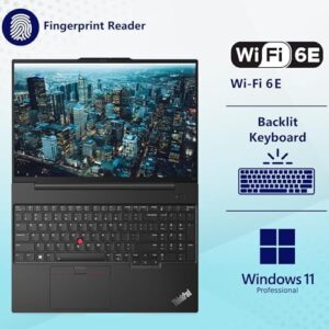 Lenovo ThinkPad E16 G2 Business Laptop with Ryzen 7 Processor and 64GB RAM