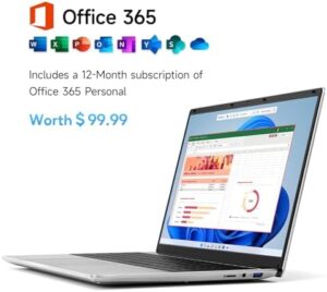 Jumper Laptop with 12GB RAM, 640GB ROM, Office 365, 5305U Processor, FHD Screen