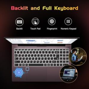 15.6" FHD IPS Business Laptop in Rose Gold, featuring AMD Ryzen 5, 32GB RAM, and 1TB SSD