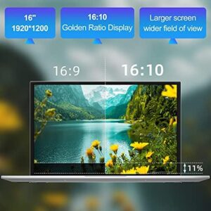 Jumper Laptop 16 Inch FHD IPS 1200p Screen, showcasing its sleek design and powerful features.