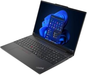 Lenovo ThinkPad E16 Gen 1 Business Laptop 16.0" WUXGA Display, AMD Ryzen 5 7530U, 16GB RAM
