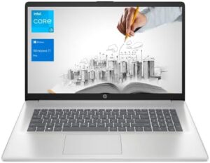 HP 17 Business Laptop with 17.3” HD+ Display, Intel Core i3 Processor, and 32GB RAM