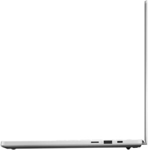 ASUS ROG Zephyrus G14 14-inch OLED QHD gaming laptop with AMD Ryzen 9 and RTX 4060, featuring a sleek white design.  