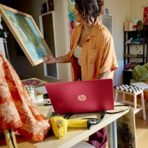 HP 15.6" Portable Laptop with HD Display, Intel Quad-Core Processor, and 16GB RAM
