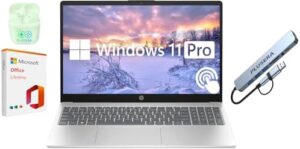 HP 15.6" Touchscreen Business Laptop with 64GB RAM, 2.5TB storage, and Microsoft Office Lifetime Suite
