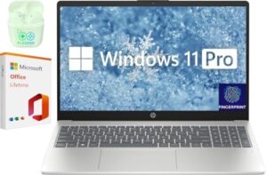 HP 15.6" FHD Business & Student Laptop with 32GB RAM, 1TB SSD, and Fingerprint Reader