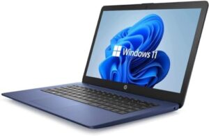 HP 14" HD Touchscreen Laptop with Windows 11 and Intel Celeron Processor