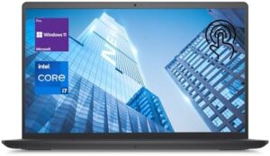 DELL Inspiron 3520 15.6" touchscreen business laptop with Intel Core i7 and 64GB RAM