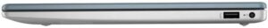 HP 14” HD Laptop in Moonlight Blue, showcasing its sleek design and powerful features  