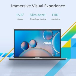 ASUS Vivobook 15.6” FHD Laptop with AMD Ryzen 3, 8GB RAM, and 128GB SSD in Transparent Silver