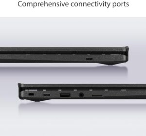 ASUS Chromebook CM14 Laptop with 14" HD Anti-Glare Display, MediaTek Kompanio 520, and ChromeOS in Gravity Grey